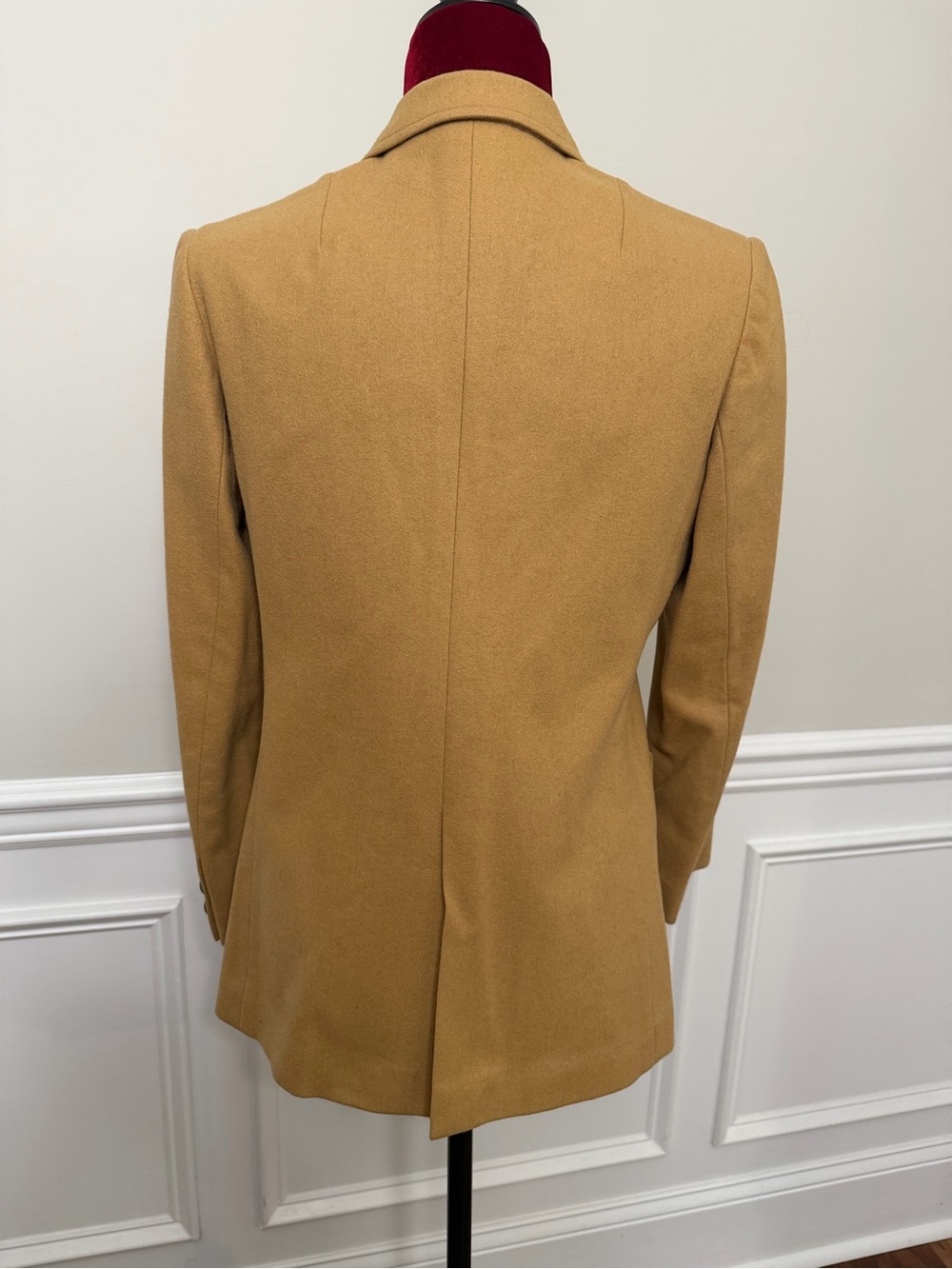 Vintage Bon Chic‎ by Silver Ox Camel Wool Blend Blazer Jacket - Picture 5 of 10
